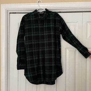 Large Plaid Button Up